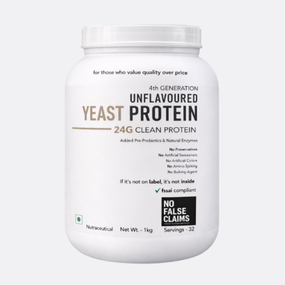 Unflavoured Yeast Protein with Pre-Probiotics & Natural Enzymes – 24g Clean Protein