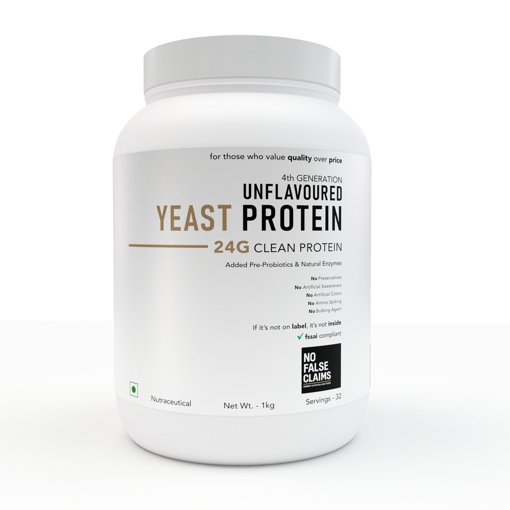 Unflavoured Yeast Protein with Pre-Probiotics & Natural Enzymes – 24g Clean Protein